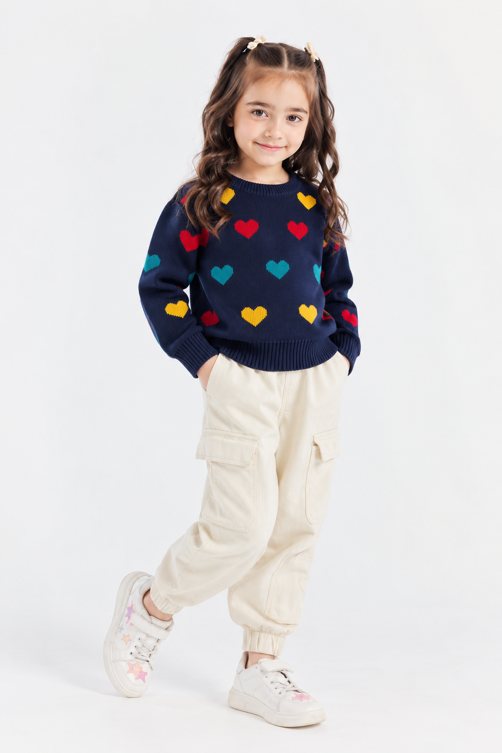 blue heart sweater MM