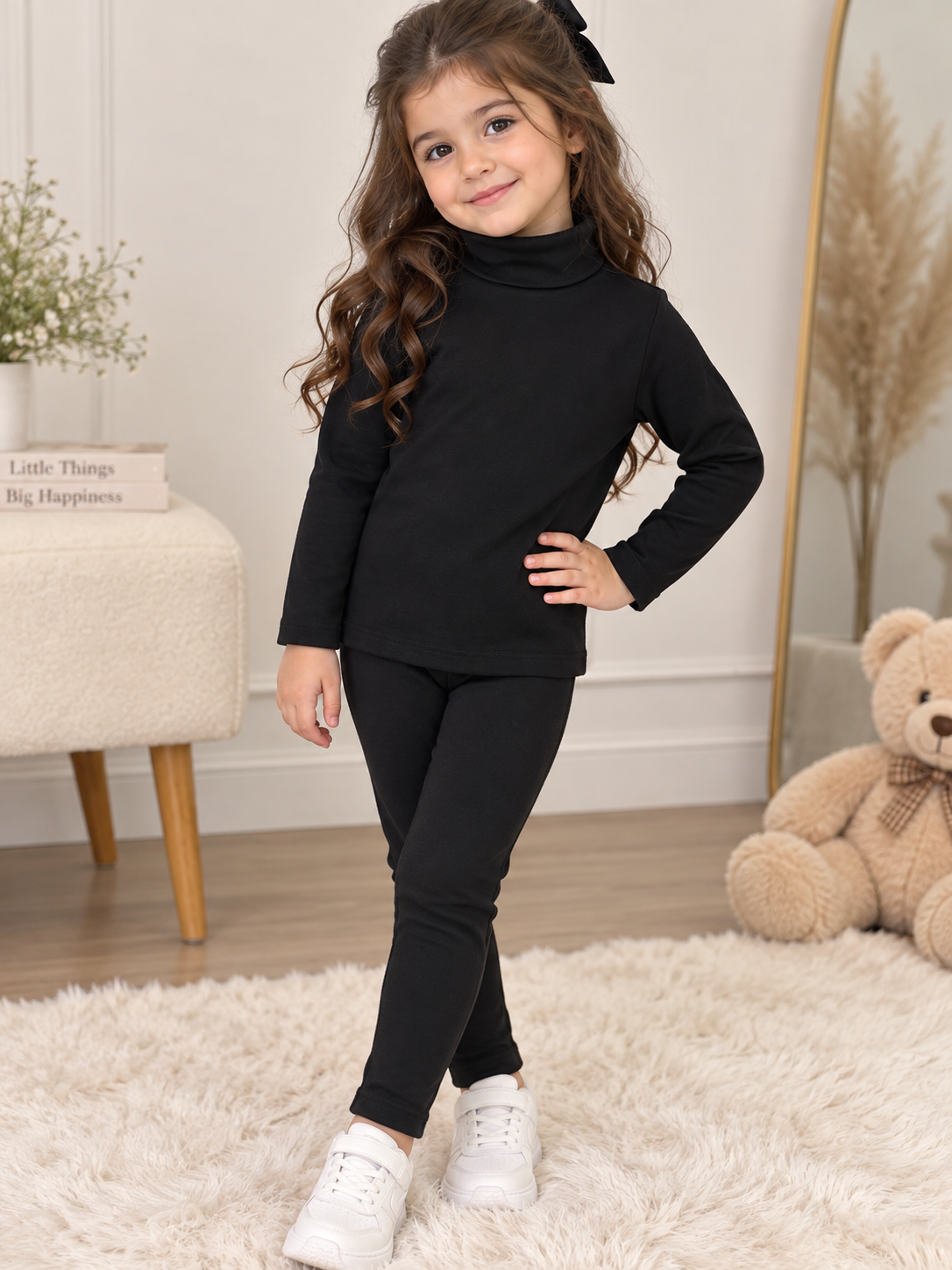 Miniminors blk highneck set