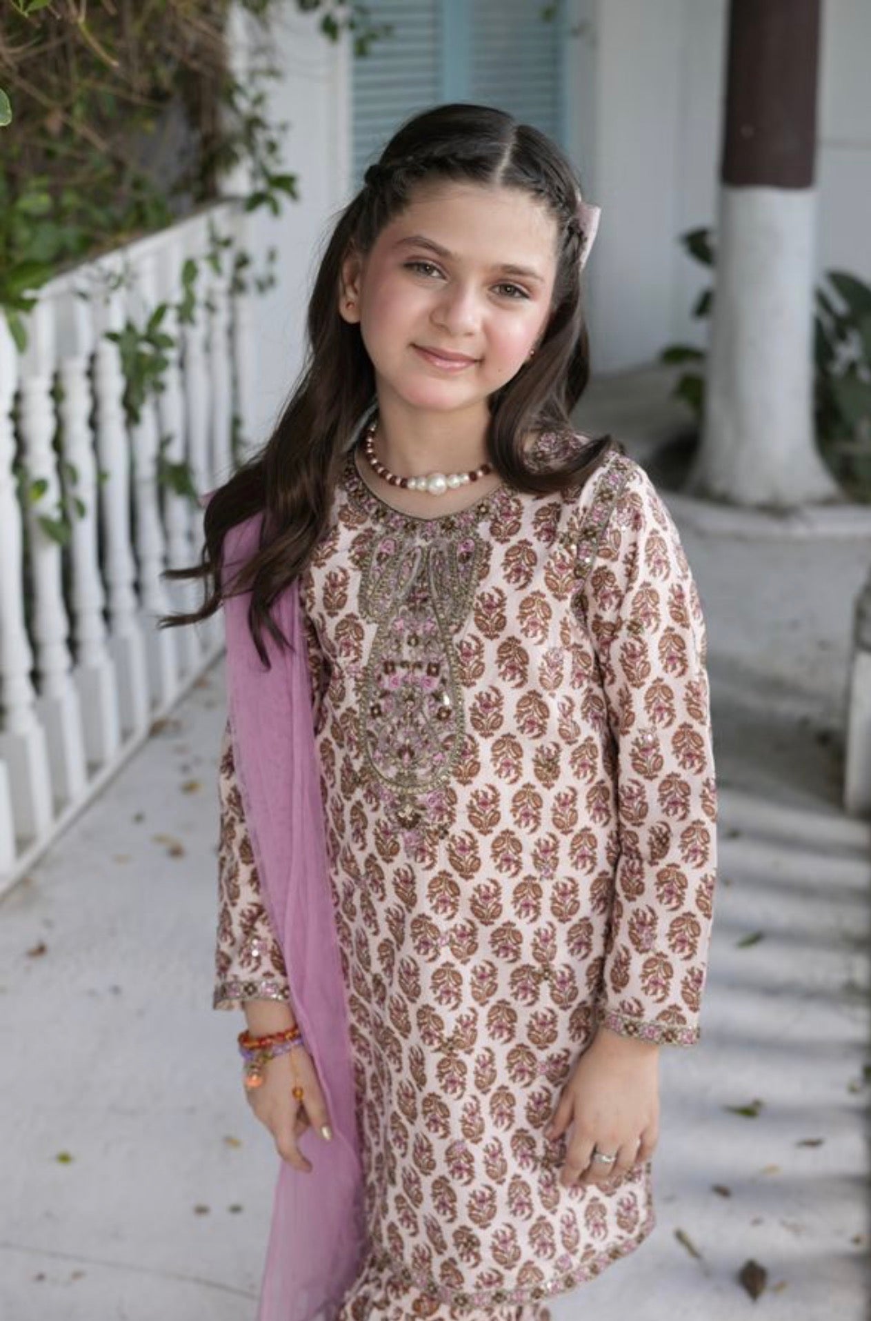 Al qaswa 3pc dress
