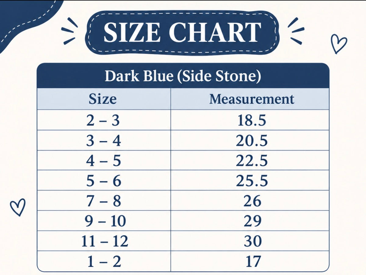 Dark blue pant side stone