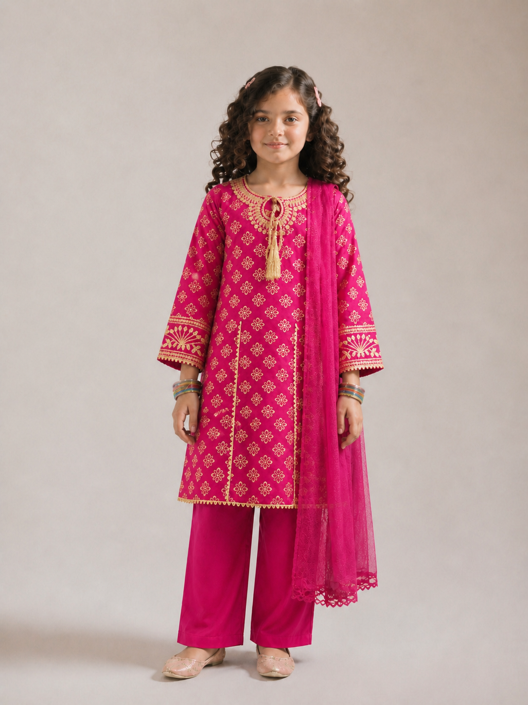 3pc lawn embroidered dress
