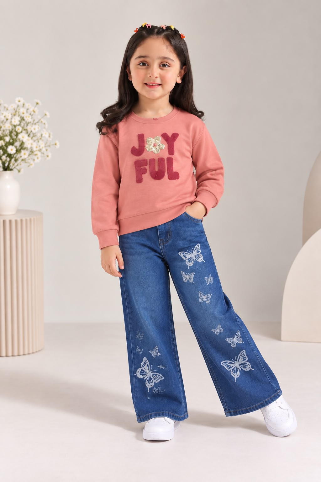 Miniminors joy ful sweat shirt