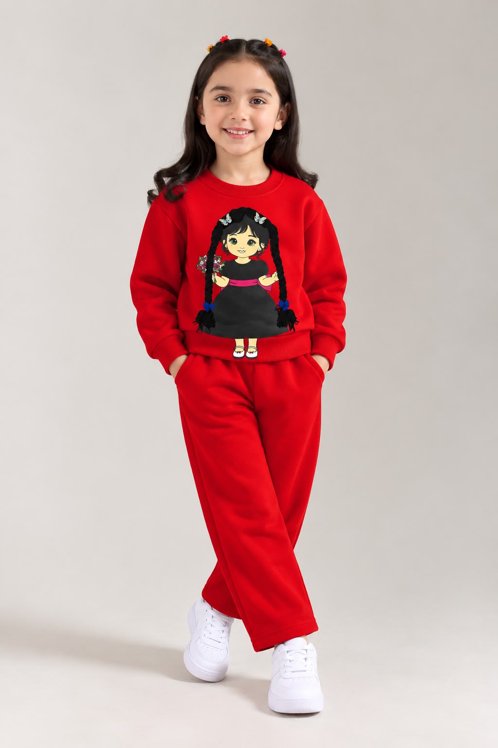 Chuchu red doll 3d hair