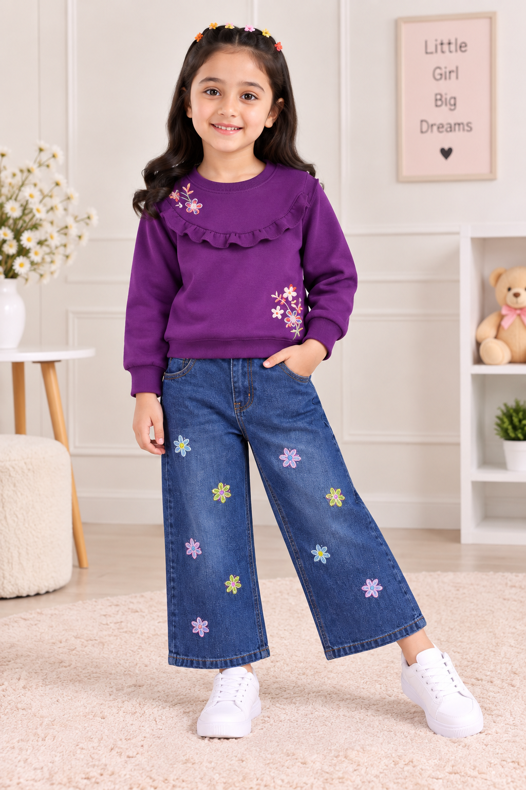 Mars kids purple sweatshirt