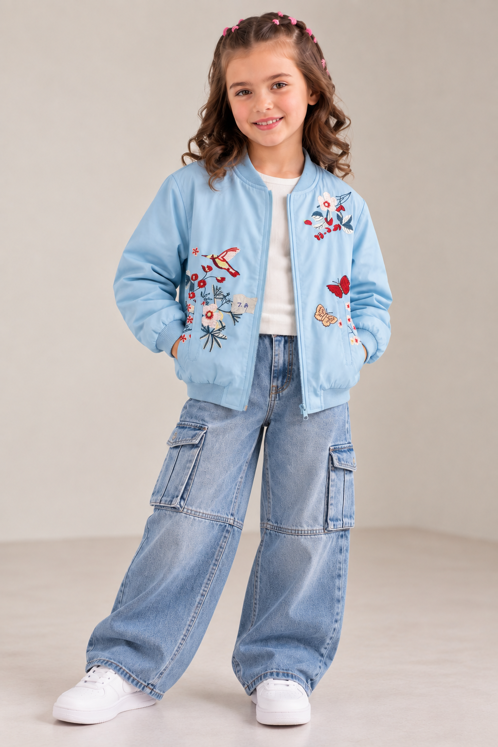 Bkt emb puffer jacket