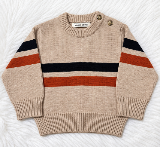 Mm Skin blk orange sweater