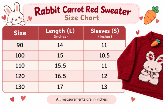 Rabbit maroon sweater