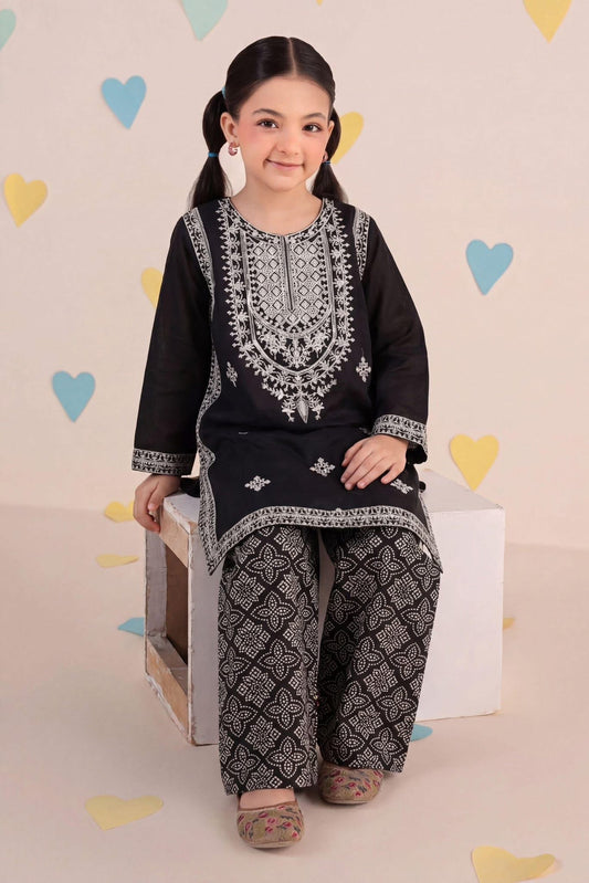 Alif kari black chunri