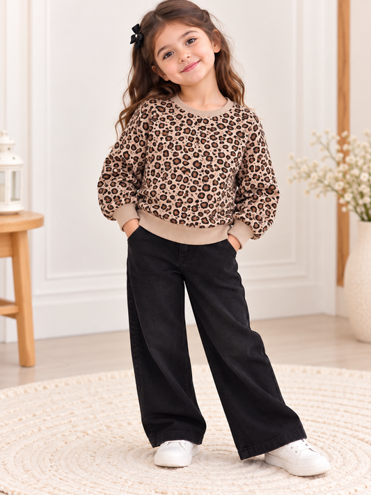 Mm leopard sweatshirt