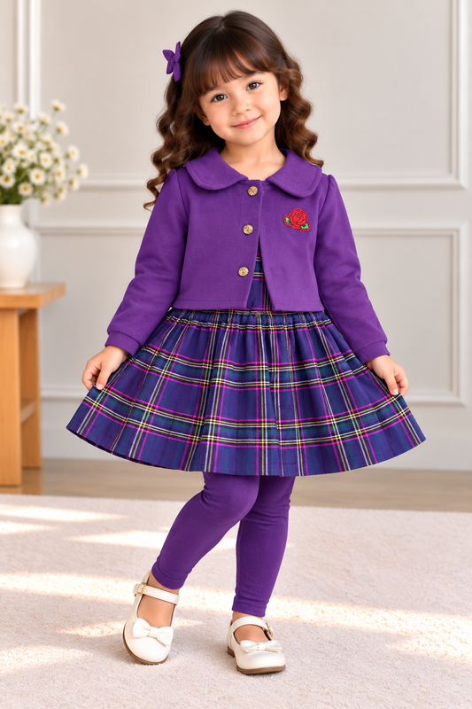 Purple frock set