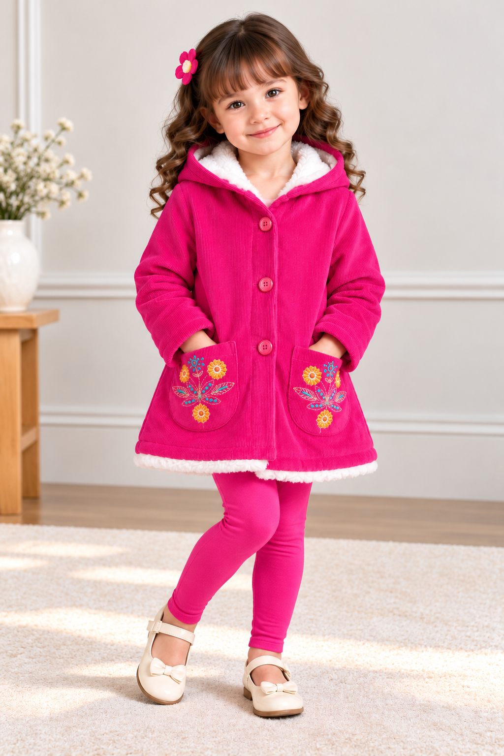 Pink coat