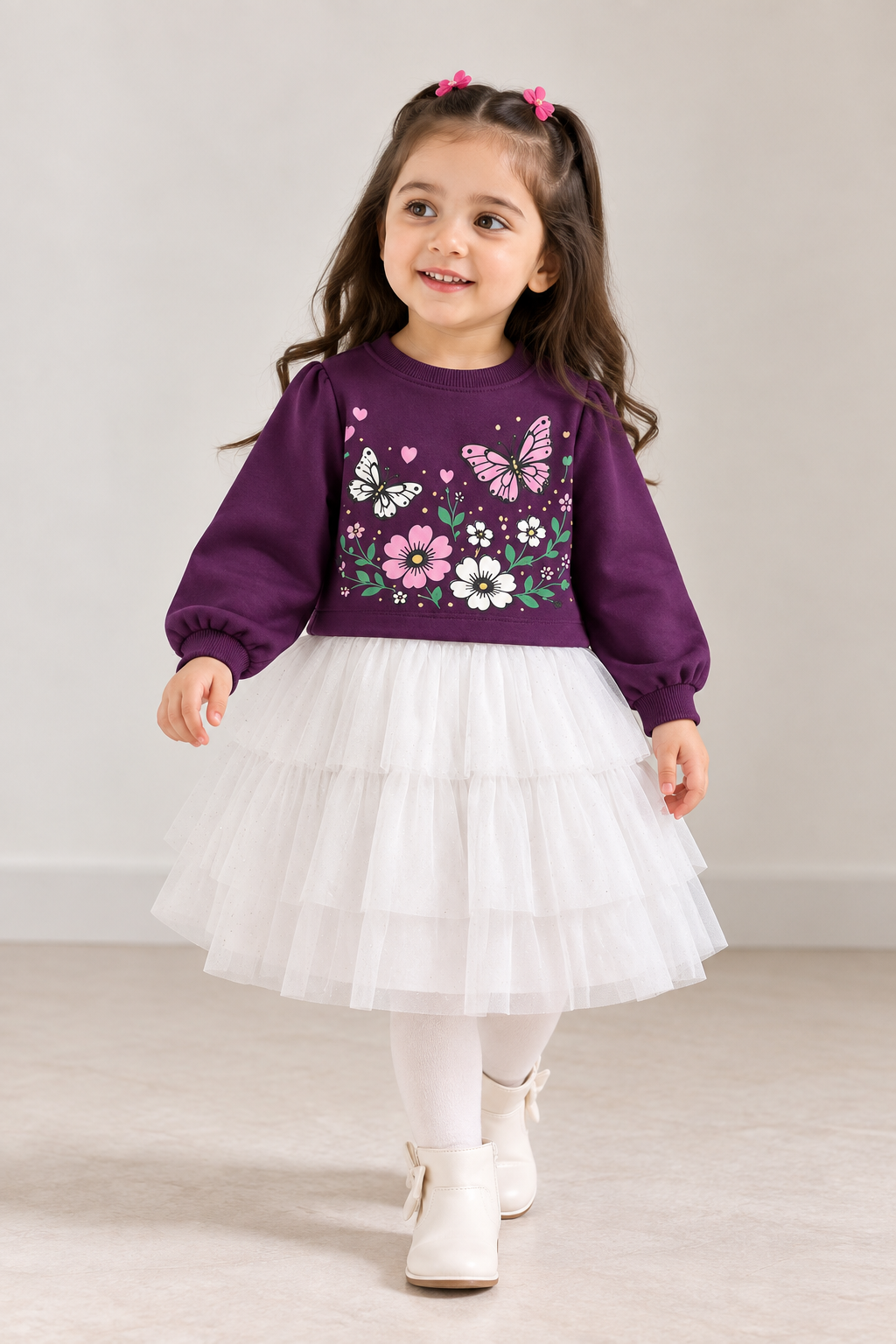Tiny soul purple frock