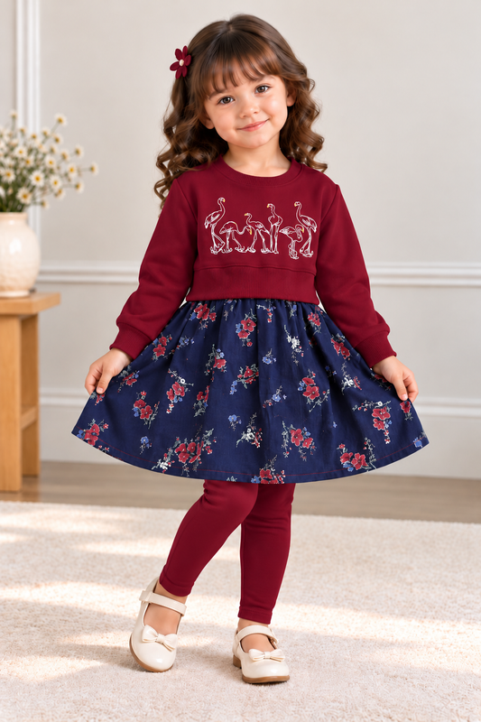 Lilly fleece frock
