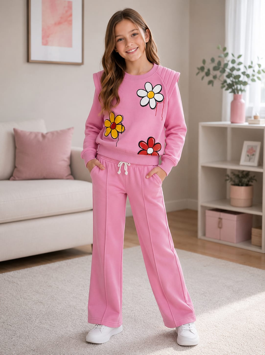 Zara pink flower