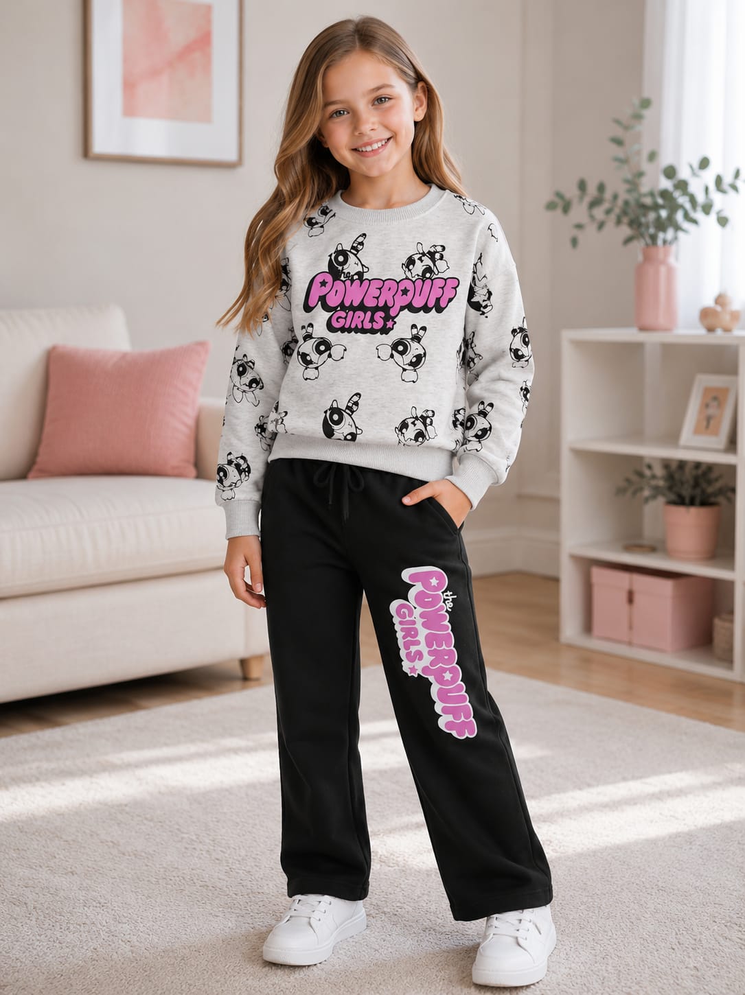 Zara Power girl fleece  track suit