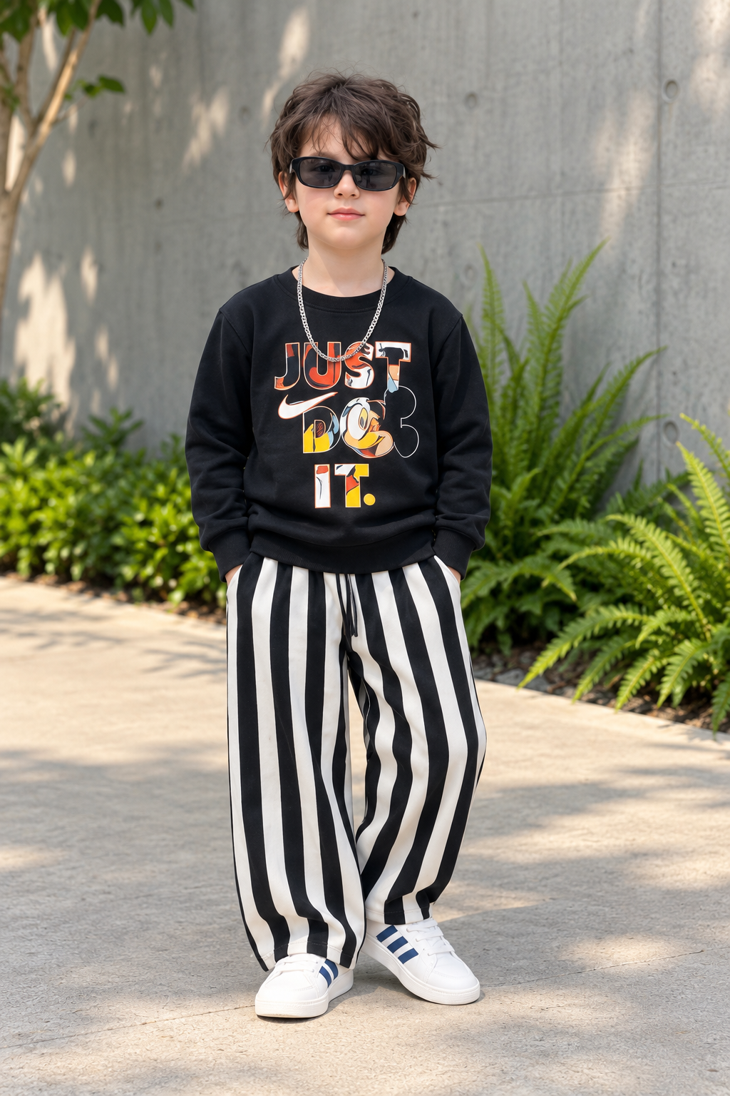 Mickey stripes pair