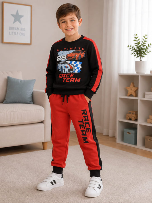 Zara blk orng race team