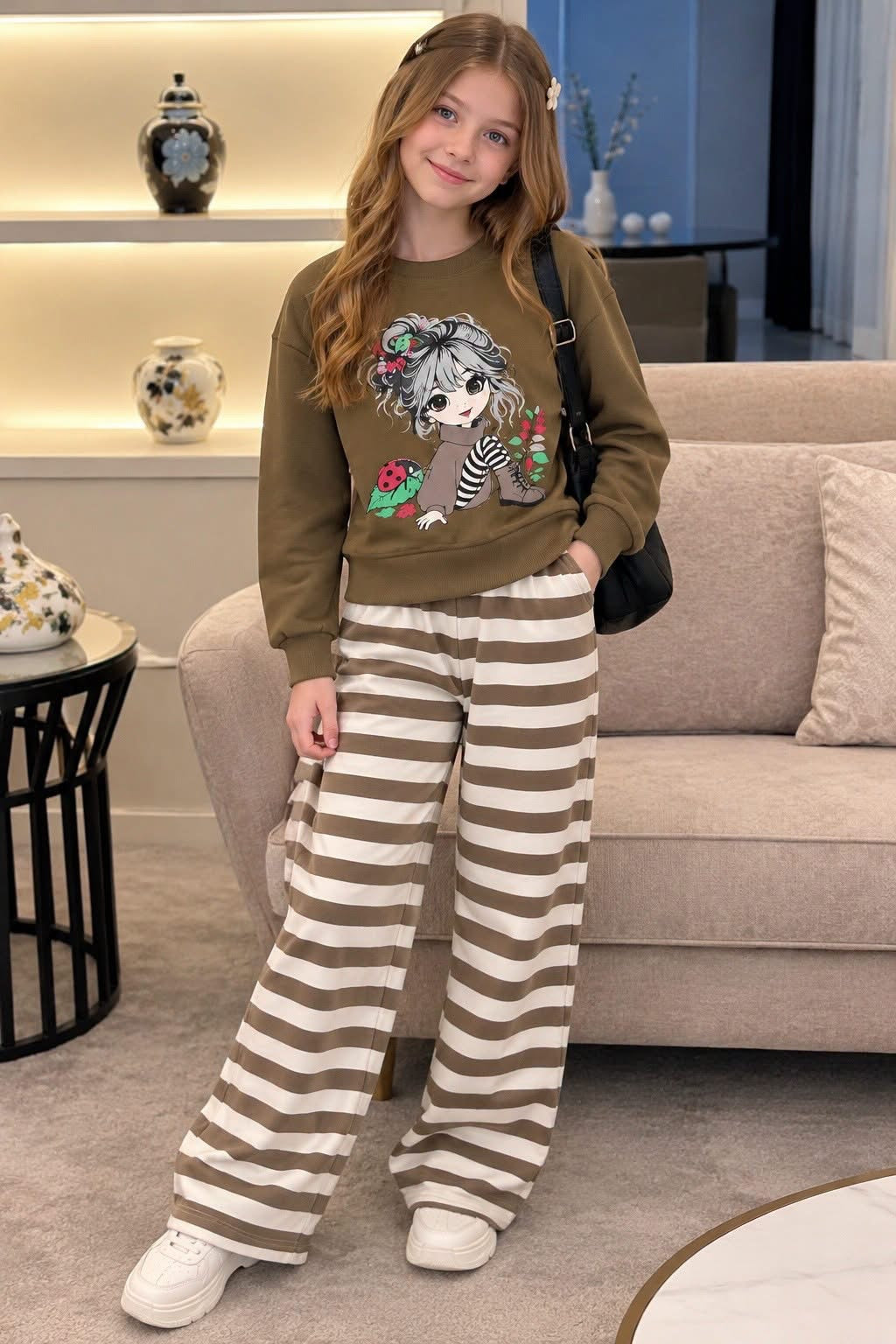 Chuchu pair olive green