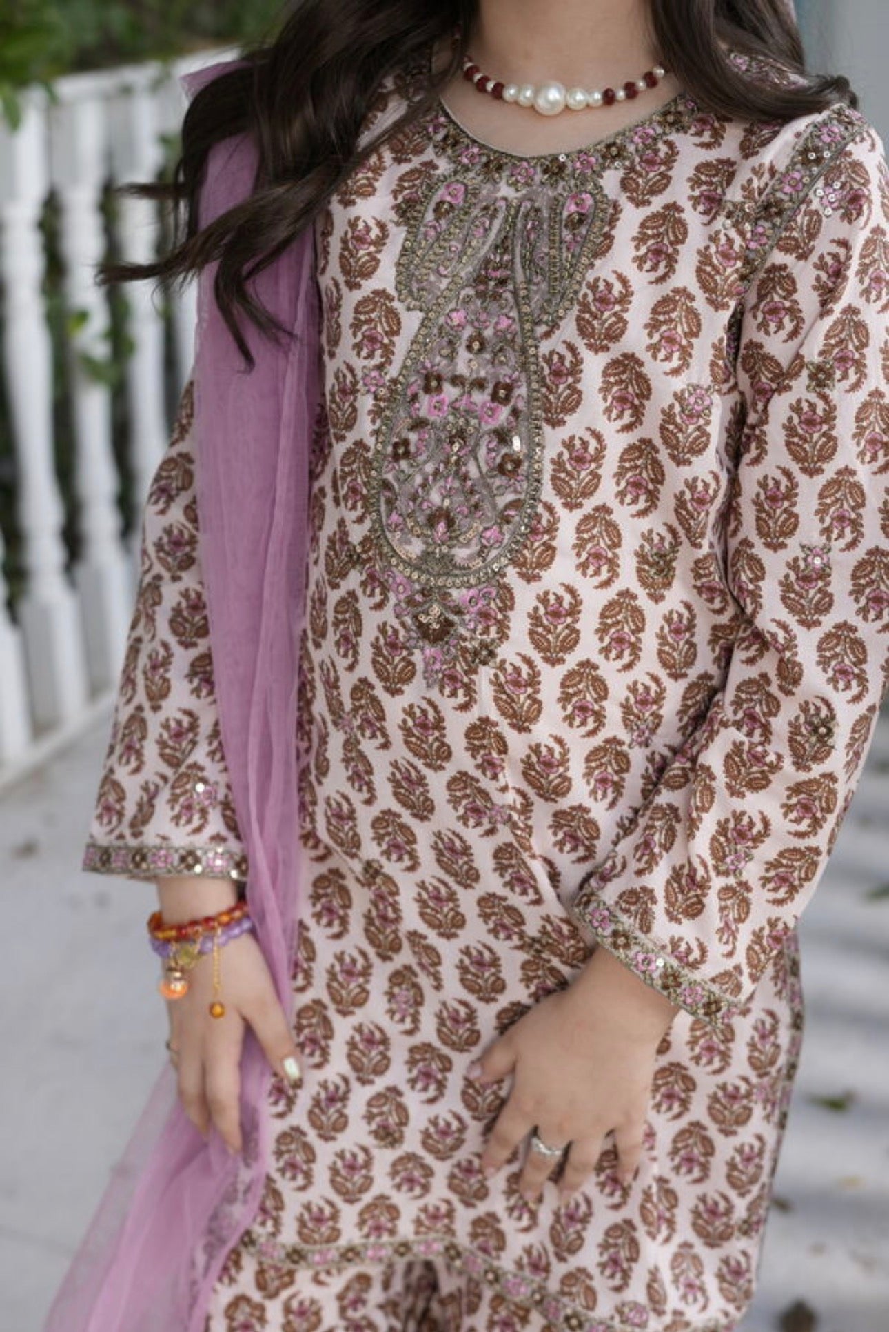 Al qaswa 3pc dress