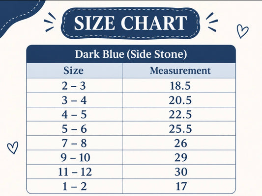 Dark blue pant side stone