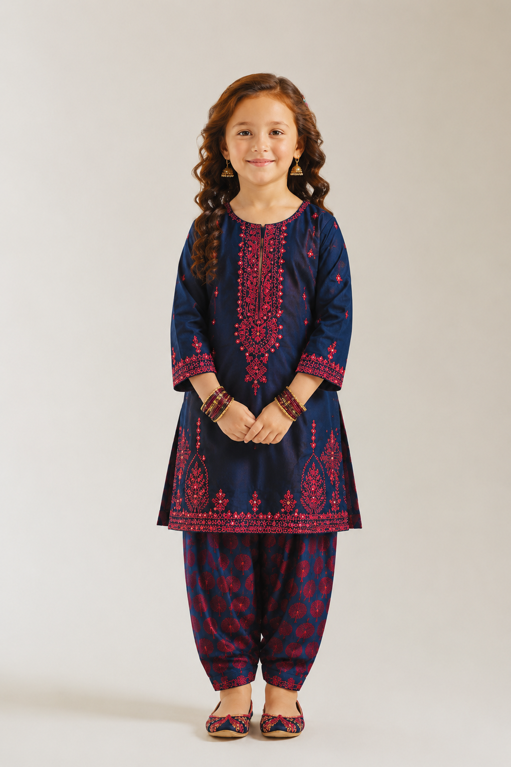 peru 2pc with farshi shalwar