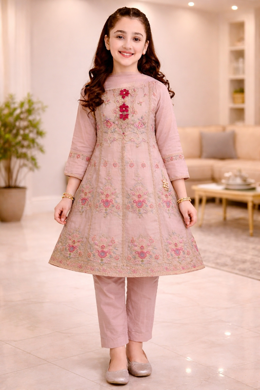 Misbah embroidery 3pc