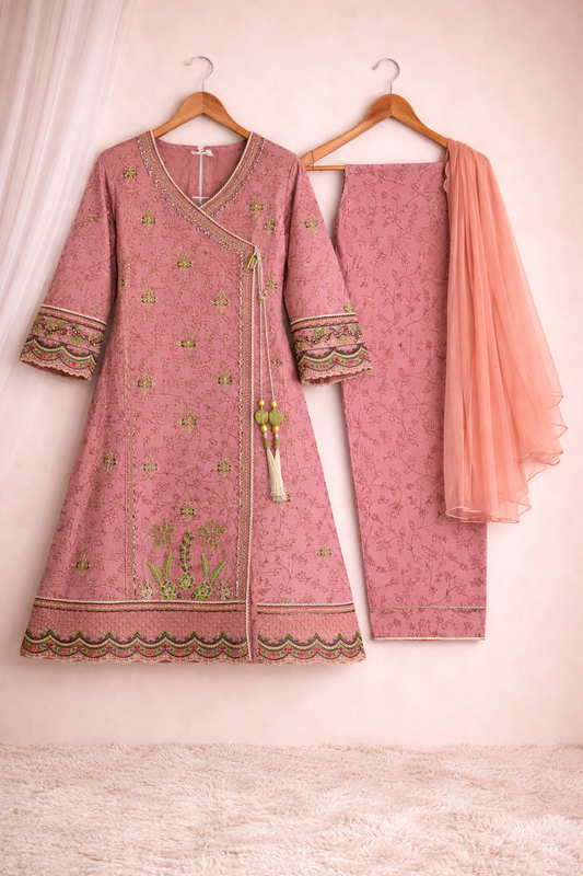 Alqaswa Embroidered Angrakha