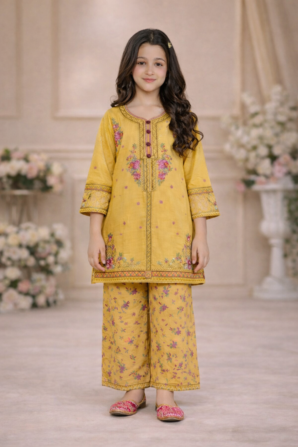 Lawn embroidered 2pc