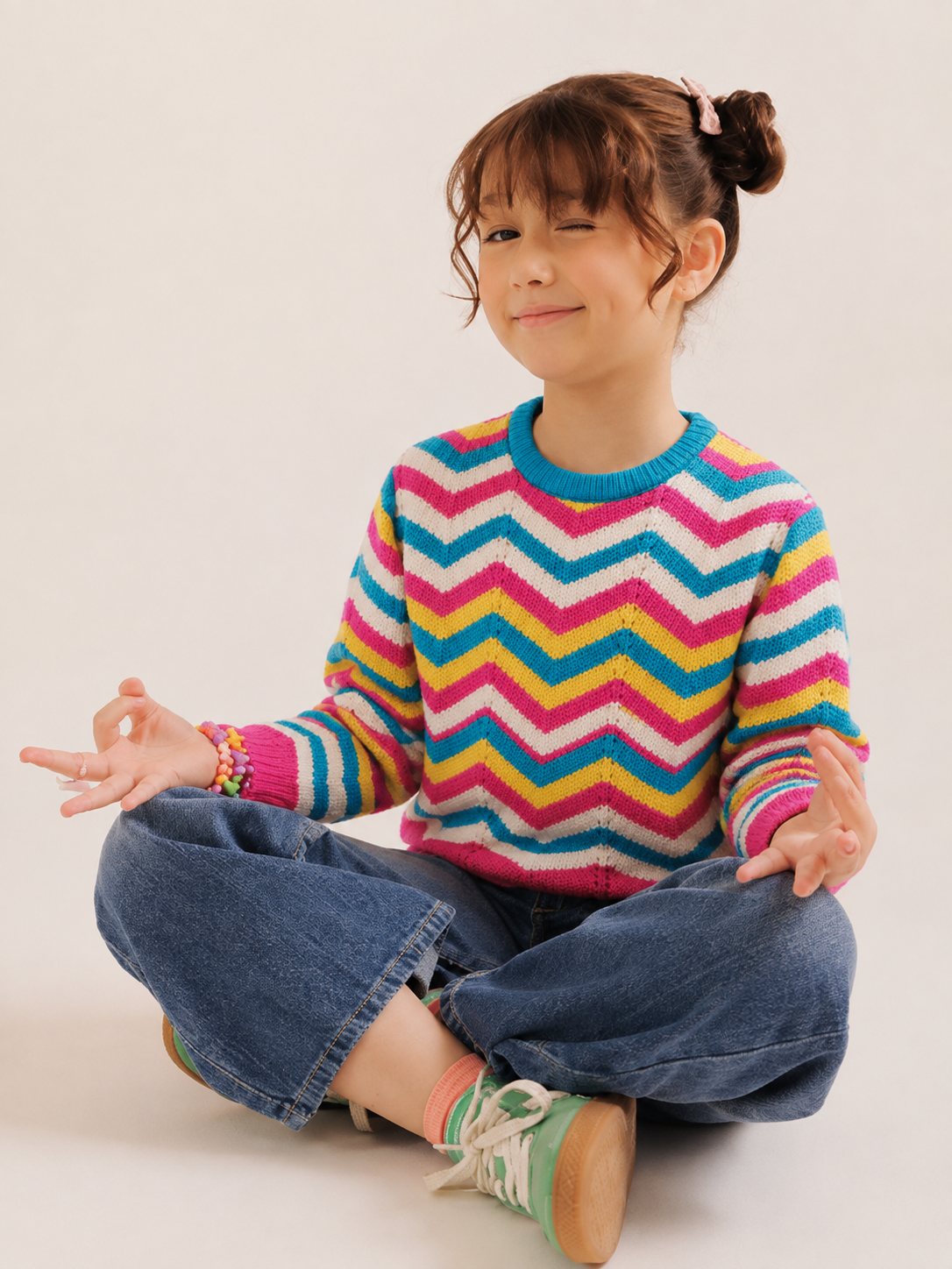 Bkt multi stely sweater