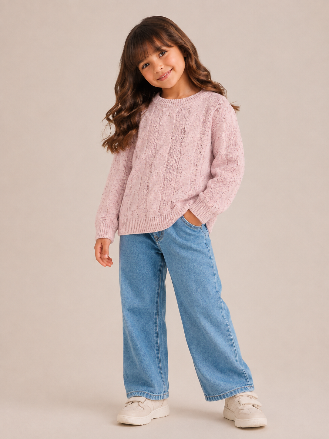Bkt baby pink sweater