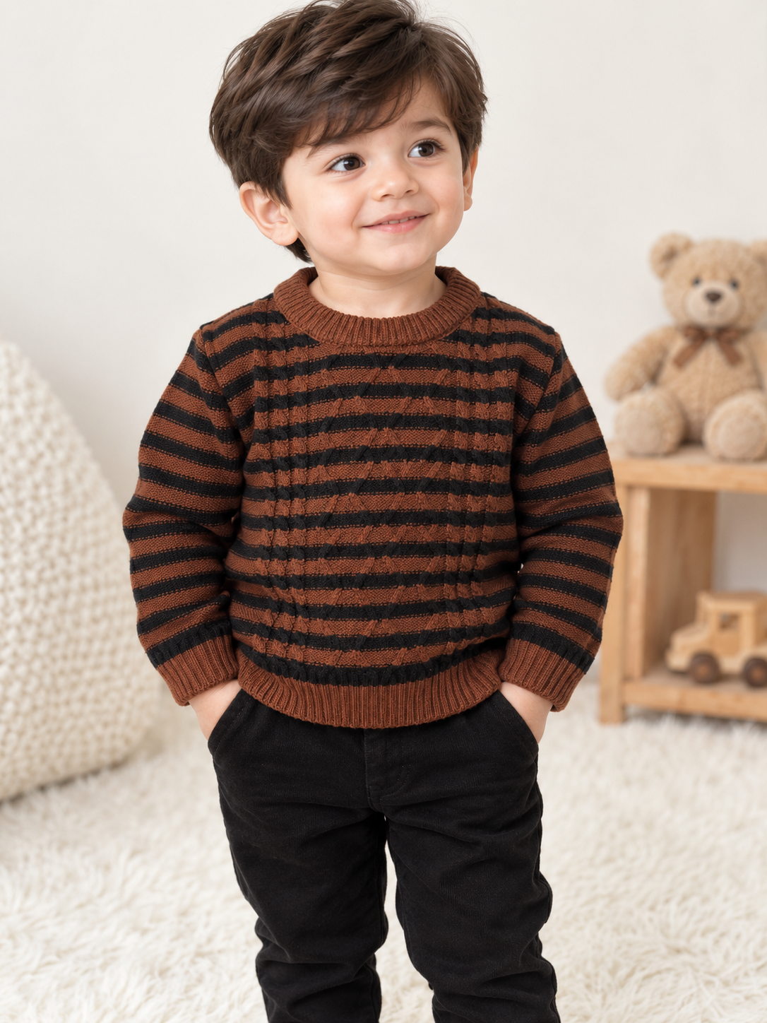 Miniminors blk brown lining