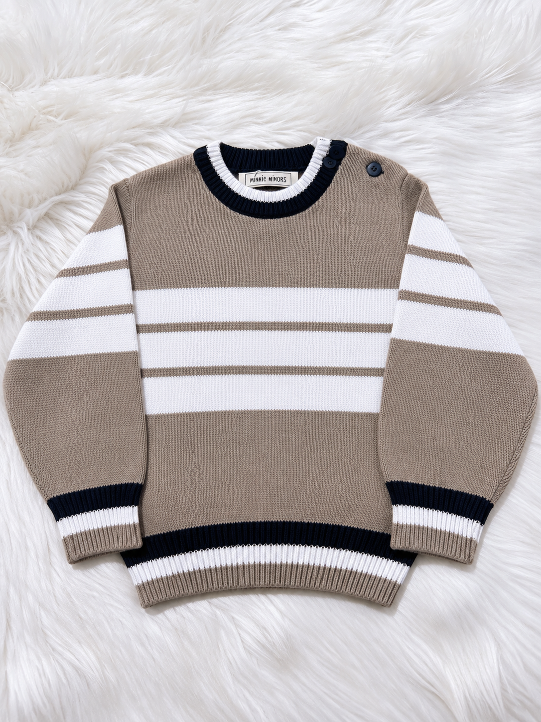 MM skin white sweater