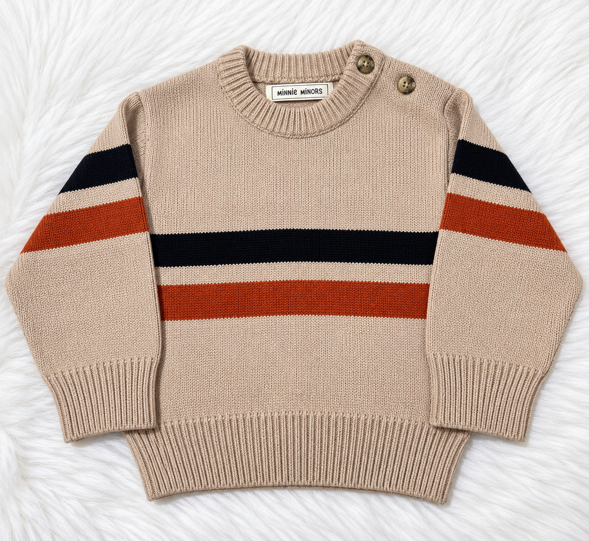 Mm Skin blk orange sweater