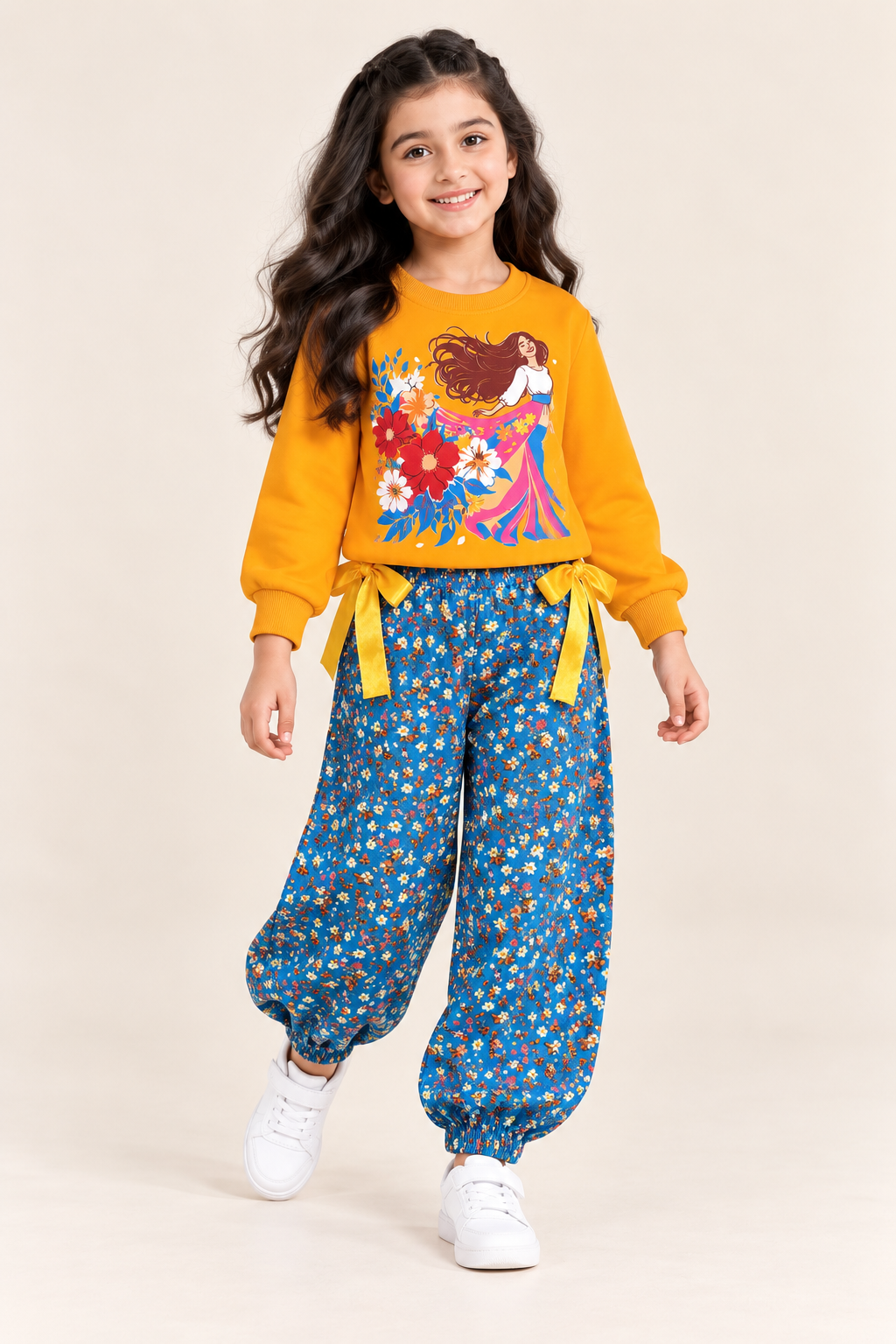 Chuchu yellow bow pair