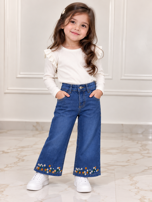 Embroidered pant