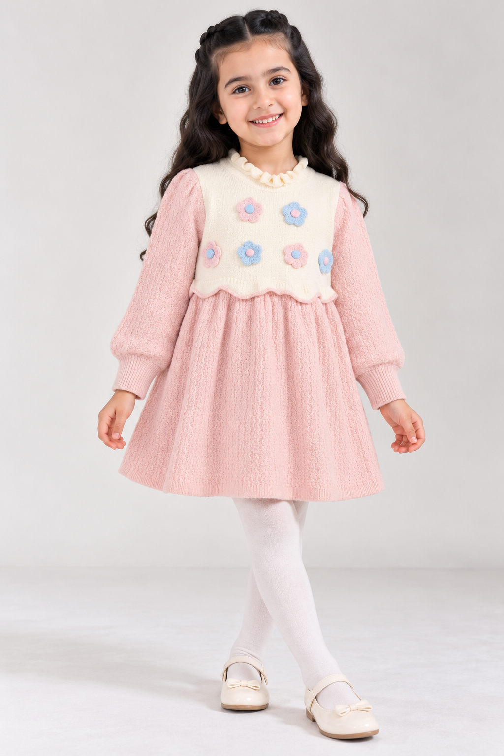 Pink flower frock