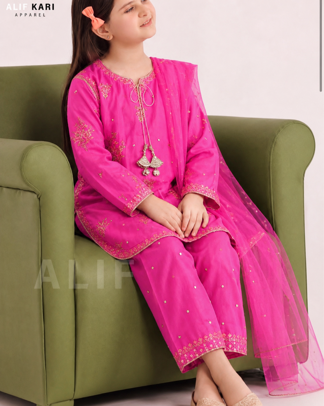 pink alif kari