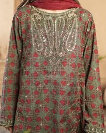 alqaswa green n red farshi shalwar