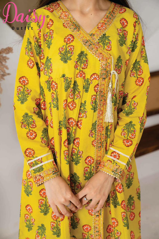 Daisy Angrakha Eid Special Girls Dress