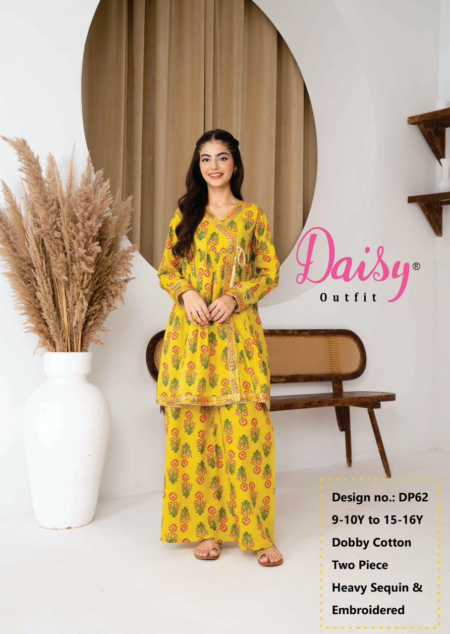 Daisy Angrakha Eid Special Girls Dress
