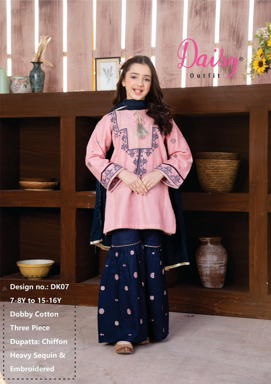 Daisy Ghrara Eid Special Girls Dress